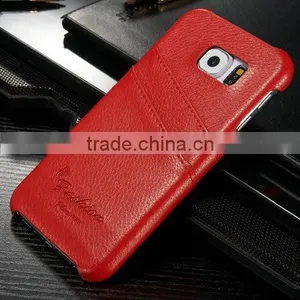 ICase For Samsung Galaxy s6 Leather Case, For Samsung s6 Phone Case, Genuine Leather Back Case thumbnail-1