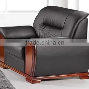 Oupusen 2016 New 1 1 3 Black Home Wooden Sofa Set thumbnail-5