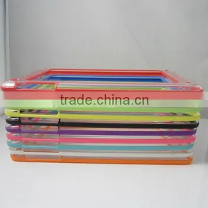 2013 New Arrival Clear Skin TPU Soft Bumper For IPad Mini 7.9" Protection Frame Case thumbnail-1