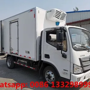HOT SALE! FOTON AUMARK Cummins 141hp Diesel Cold Van Box Vehicle for Sale thumbnail-1
