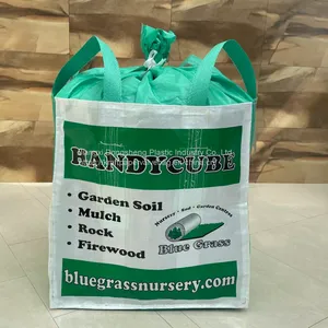 2ton 2.5ton 3ton PP Woven Giant Junk Garbage Bags Dumpster Skip Bag Large Size Super Sack Garbage Waste thumbnail-1