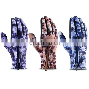 Outdoor Sports Skating Cycle Motorcycle Cycling Touch Screen Windproof Waterproof Gloves thumbnail-2