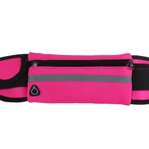 Popular Running Bag Multi-functional Waist Bag Neoprene Running Waist Pack Waterproof Outdoor Mobilephone Bag in Different Colors thumbnail-2