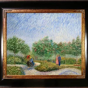 100% Hand-painted Oil Painting Living Room Decoration Abstract Floral Painting thumbnail-1