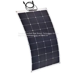 100W 120W 130W 19.8V Mono Solar Panel Flexible SunPower Cells Lightweight on Rooftop thumbnail-2