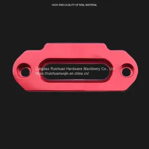 Off-road Vehicle Outdoor Rescue Red Aluminum Alloy Winch Guide Rope Stop Rope Accessories Winch Rope Exit Rope thumbnail-1