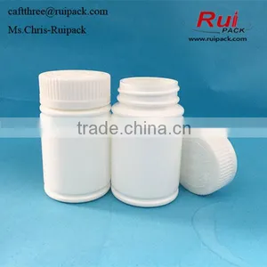 60 cc Plastic Bottle for Pills With Children Safty Cap, Various Size Small Medicine Jar, CT Cap Pharmaceutical Plastic Bottle thumbnail-1