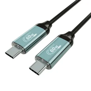 Shenzhen OEM Factory Wholesale 10Gbps USB3.2 Gen2 Type-C to Type-C AOC-Active Optical Cable 8m 60W PD for VR,PC,Camera,Medical thumbnail-1