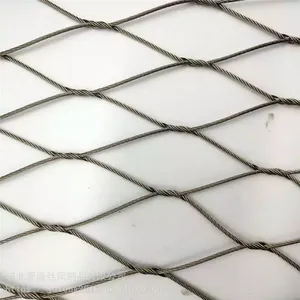 Stainless Steel Woven Rope Mesh for Zoo Enclosures thumbnail-2