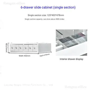 Microscope Slide Filing System for University Hospitals | Heavy Duty Metal Construction | Precision Slotting for Long-term Archiving thumbnail-4