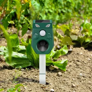 Aosion ODM/OEM Outdoor Garden Pond Yard Solar Ultrasonic + Flashing Cat Dog Fox Bird Possum Animal Repeller thumbnail-2