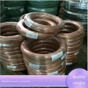 Beryllium Copper Straight Wire C17200, High Hardness Conductive Beryllium Bronze Round Wire, Beryllium Copper Electrode, Beryllium Copper Rod thumbnail-3