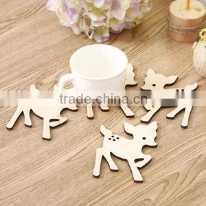 Eco Friendly Handmade China Factory Custom Sheep/pumpkin Mug Cup Laser Cut Place Mat Material Wooden Dining Table Ware thumbnail-1
