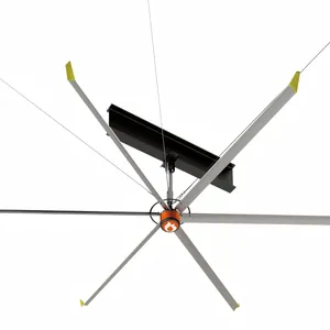 Factory Workshop Industrial Fan, Large Ceiling Fan, Floor Fan, High-efficiency Ventilation and Cooling, Station, Logistics Center thumbnail-1
