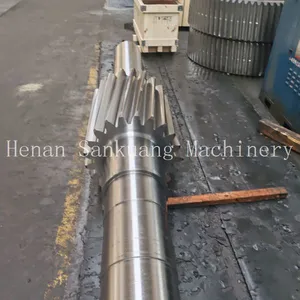 Custom CNC Machined Gear Shaft for Transmission Systems thumbnail-2