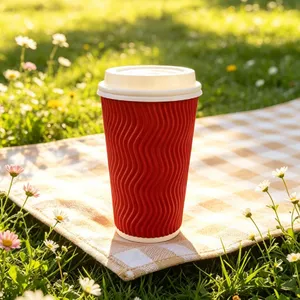 Hot Drink Corrugated Cup thumbnail-4