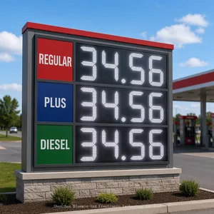 Manufacturer Direct Outdoor High Contrast LED Fuel Price Sign thumbnail-1