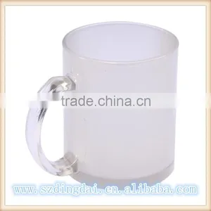 Glass Mugs Transprent & Matt Sublimation Mug Glass Sublimation Mug 11OZ Ceramic Mug thumbnail-1