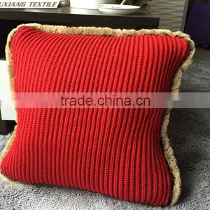 Knitted Patchwork Latest Design Sofa Cushion Cover thumbnail-1