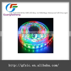 12V 3528/5050 White SMD LED Strip, 5m RGB/Magic Waterproof LED Strip Light thumbnail-1