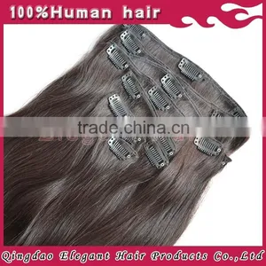 Brazilian Human Hair Curly Clip in Hair Extensions thumbnail-1