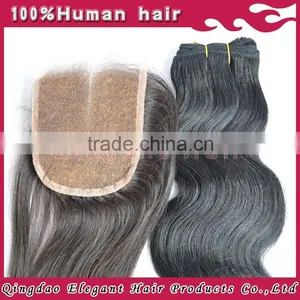 China Factory 7A Unprocessed Wholesaler Double Weft Brazilian Virgin Hair Full Cuticle Lace Closure thumbnail-6