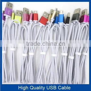 2016 Hot Micro USB Cable USB Data Cable USB Charger Cable With Metal Connector for Iphone thumbnail-1