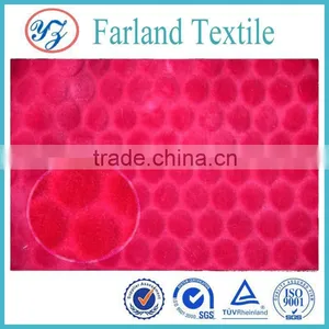 Super Soft Fabric Seersucker Plush Dot Velvet Fabric Bubble Tops for Women thumbnail-3