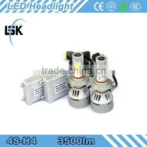 2015 Newest 4S Led Headlights H4, H13, 9004 , 9007 HI/LOW BEAM 7000LM CR-EE Led Car Headlight thumbnail-1