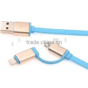 2 in 1 USB Sync and Charge Data Cable, 8pin Usb Cable for Iphone, Micro Usb Cable thumbnail-3