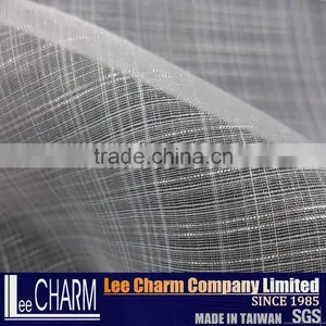 Polyester Organza Big Check Design Fabric thumbnail-5