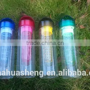 Colorful Tritan GYM Drink Bottle Sport Bottle Portable Bottle Tea Infuser Bottle Fruit Juice Water Bottle thumbnail-5