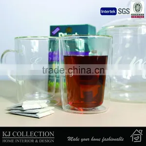 Hot Promotion 250ML Double Wall Tea Glass With Decal thumbnail-1