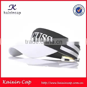 2015 OEM Wholesale Promotional Leopard Brim Mesh Visor Cap With Rope thumbnail-2