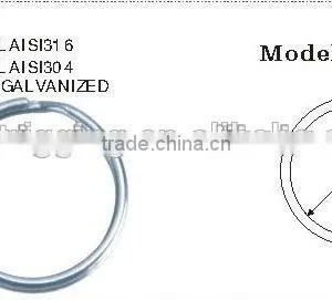 Cheap Price High Quality Key Ring Stainless Steel Aisi 316 304 OEM Service thumbnail-2