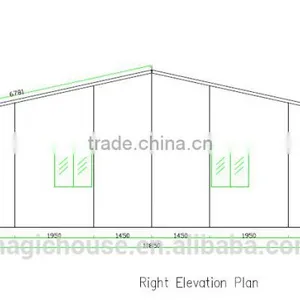 Niger Small Worker House/low Cost Big Room Labor Hosue/tiny Work House Plan thumbnail-6