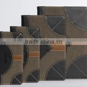 Genuine Cowhide Leather Case for IPad Mini 4 Handmade Waxed Canvas Case for Ipad Mini Sleeve thumbnail-4