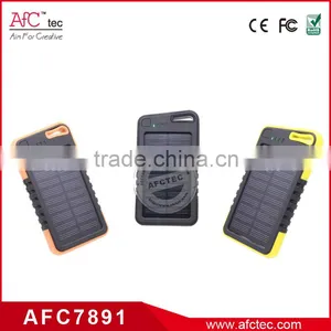4000mah Outdoor Wholesale High Capacity 143x75x15mm Portbale Solar Power Bank Charger thumbnail-2