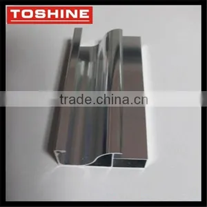 2014 Hot Sale High Quality Clear Anodized Wardrobe Door Aluminum Profile thumbnail-1