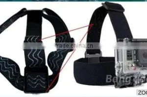 Non-Slip Elastic Head Strap Headband Mount For Gopro HD Hero 1/2/3/3 Plus Xiaomi Yi SJ4000 SJ5000 SJcam thumbnail-1