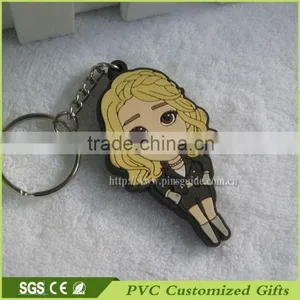 2d Soft Pvc Custom Keychains thumbnail-1