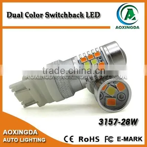 28W 3157w Switchback Turn Signal Led Bulb thumbnail-2