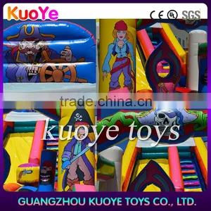 Pvc Commercial Inflatable Slide, Inflatable Pirate Slide Trampoline ,china Inflatable Games Slide thumbnail-2