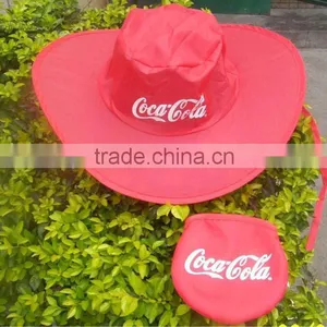 The Latest Promotional 190T Nylon Foldable Sun Hats Wiht Pouch thumbnail-1