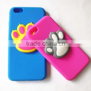 Durable Silk Print Silicone Mobilephone Case thumbnail-5