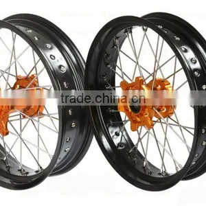 KTM17"x3.50 and 17"x5.00 Supermoto Spoke Wheel thumbnail-1