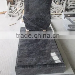 Bahama Blue Granite Headstone Granite Tombstone Design Quality Choice thumbnail-1