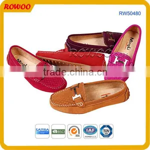 Hot Selling Fashion Leather Women Casual Shoes,women Moccasins Comfortable Flat Shoes thumbnail-1