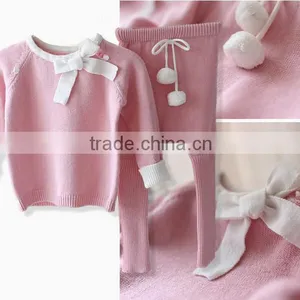 Baby 2 Pieces Romper Playsuit Twinset Sweater Newborn Baby Sweaters thumbnail-1