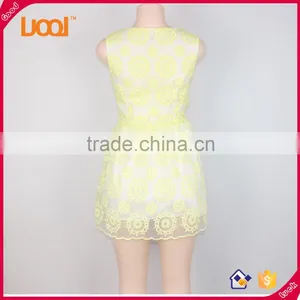 New Fashion Sleeveless Women Fashion Lace Dress Girls' Dress thumbnail-6